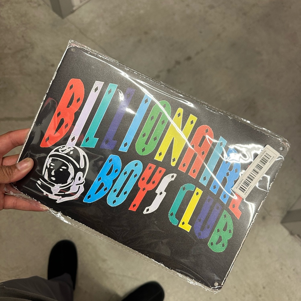 Billionaire boys club wall decor